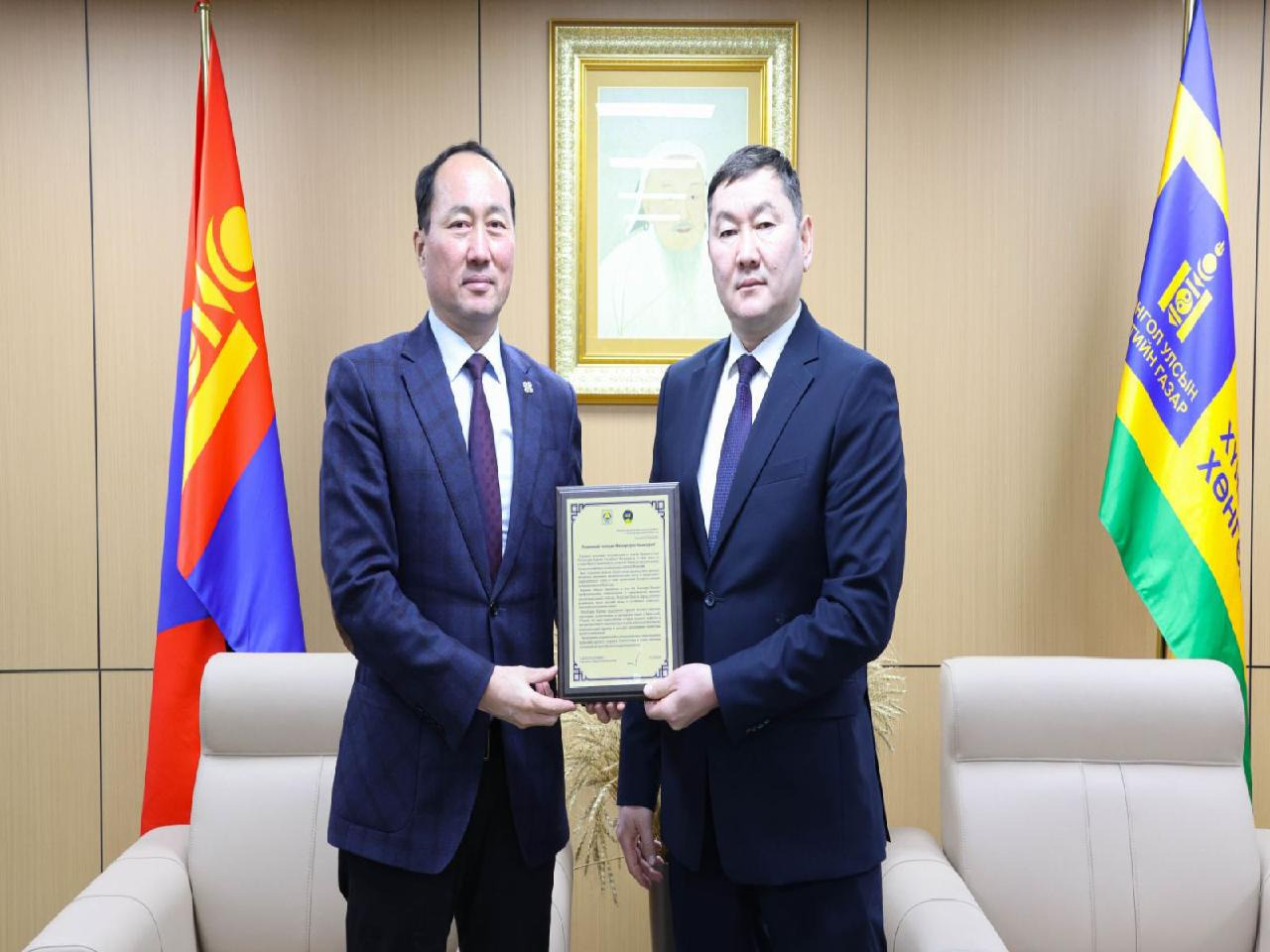 ОХУ-ын Бүгд Найрамдах Буриад Улсын Хүнс, хөдөө аж ахуйн сайд А.Д.Дармаевтыг хүлээн авч уулзав